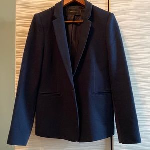 Navy linen blazer from BCBGMaxAzria. Size M. lightly worn